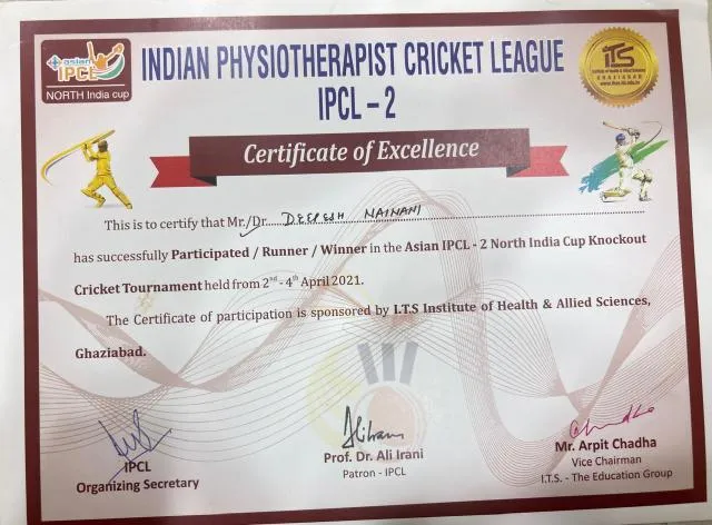 Indian Physiotherapist Cricket League IPCL - 2
