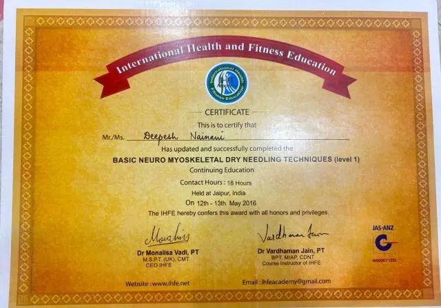 International Health and Fitness Education 2