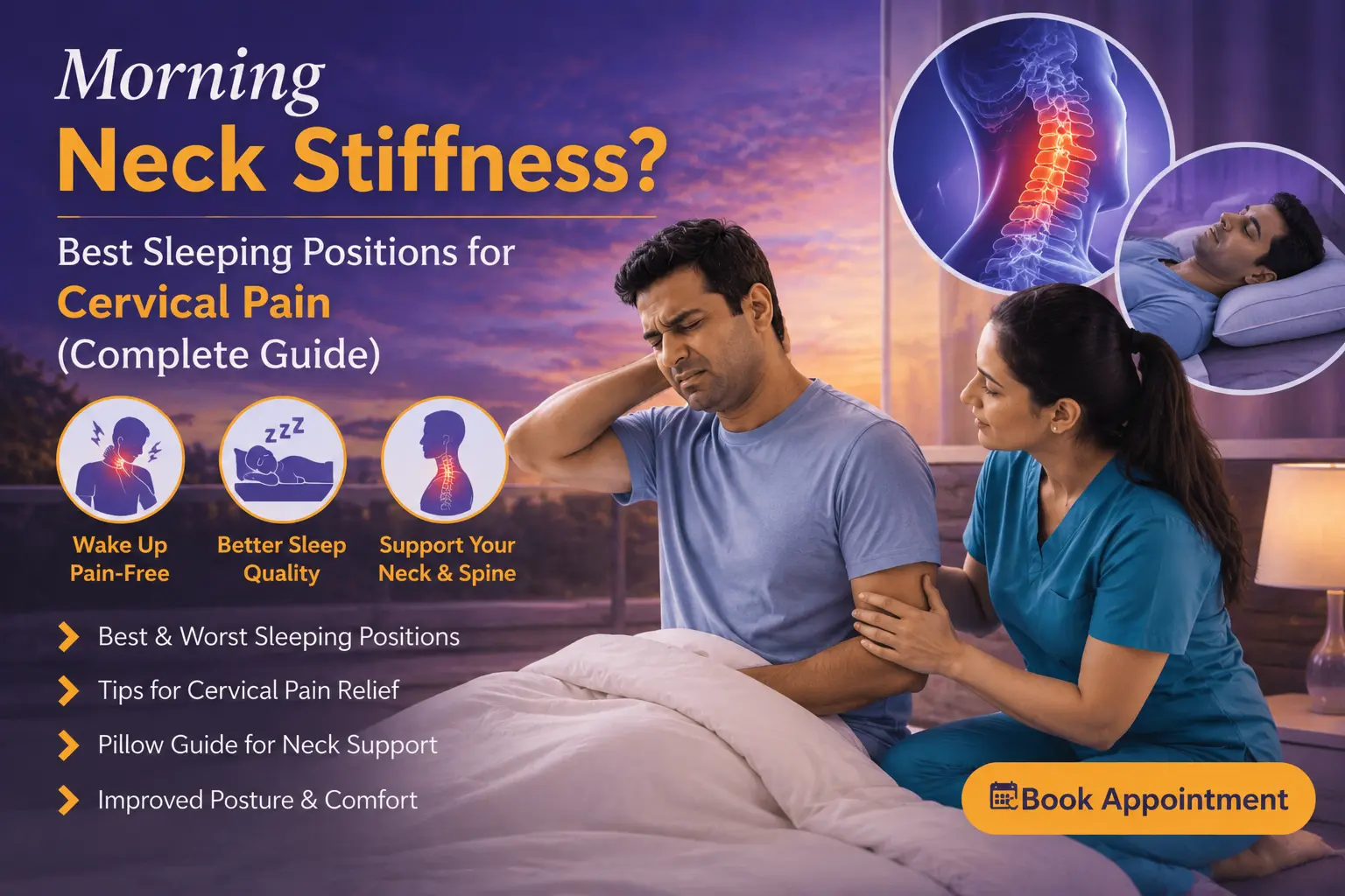 Best Sleeping Positions for Cervical Pain