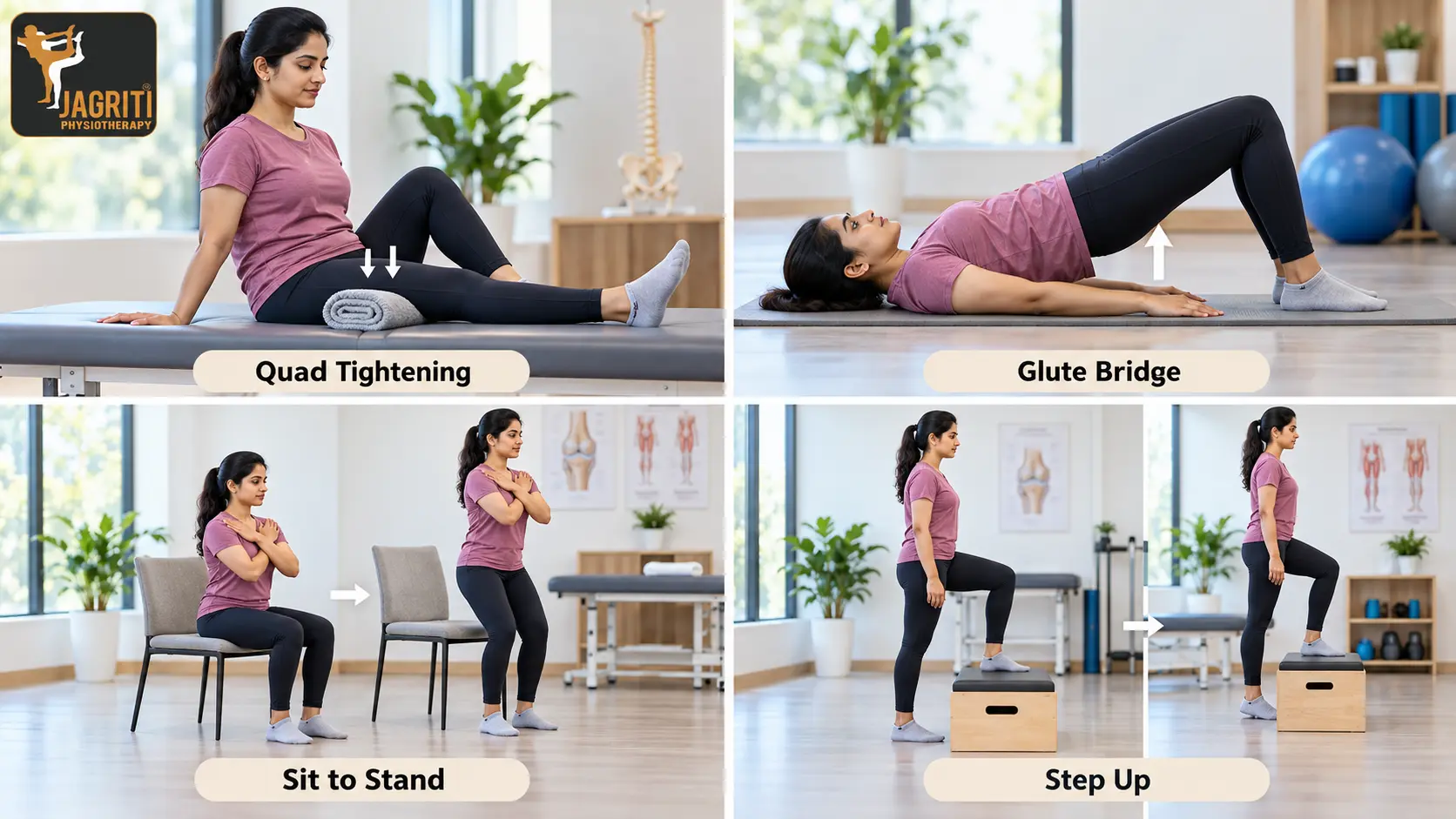 Knee Pain Exercises Image