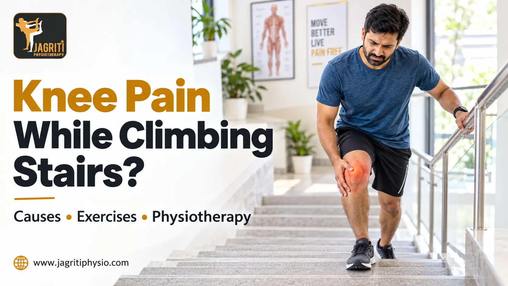 knee pain while climbing stairs